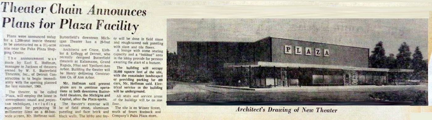 AMC Cinemas - 1970 Article On Plaza (newer photo)